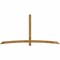 Ekena Millwork Bellingham Rough Sawn Timber Gable Bracket, Western Red Cedar, 108"W x 54"H x 4"D x 4"F, 12/12 Pitch GBW108X54X0404BEL00RWR - alternate 1